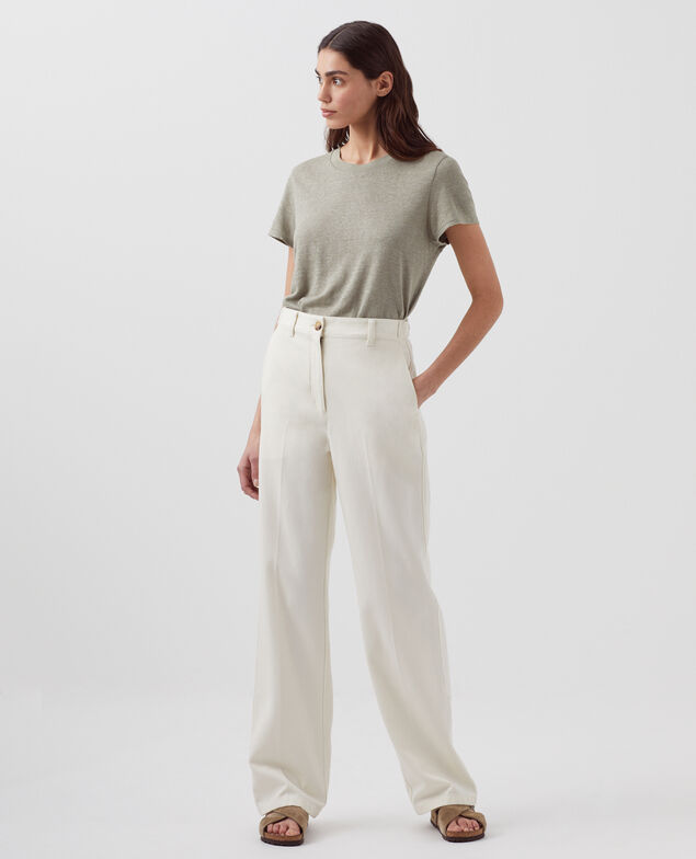 BLANDINE - Straight trousers