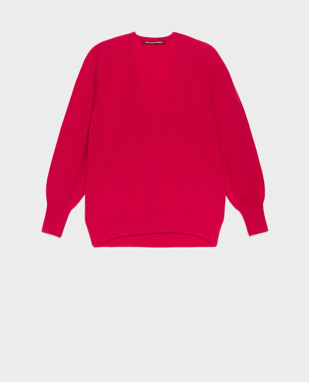 Cashmere V-neck jumper