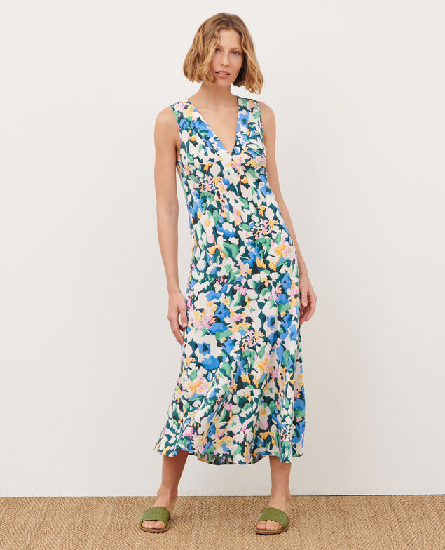 Silky maxi dress