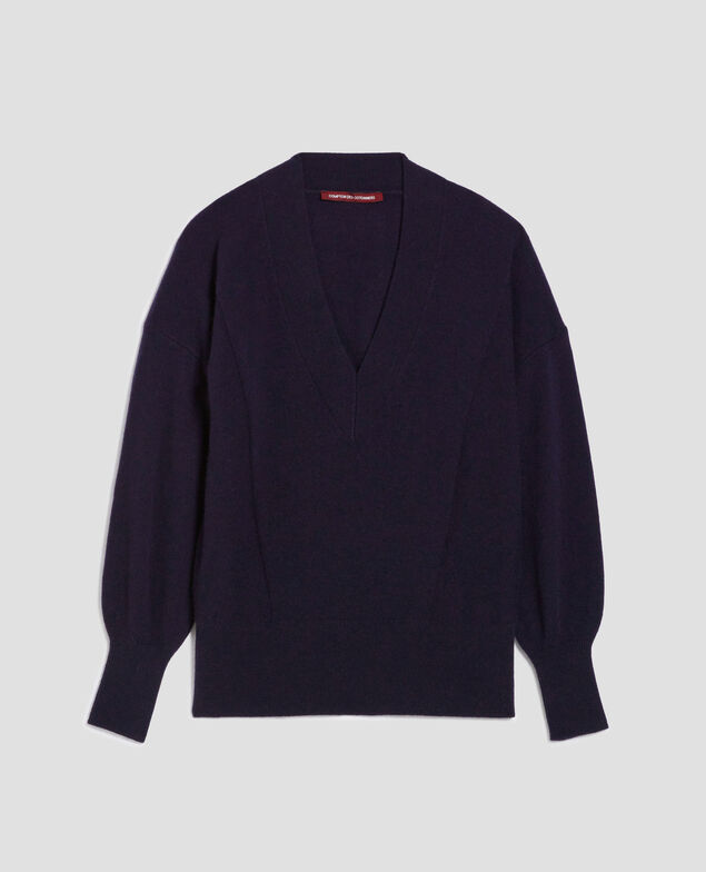 Cashmere V-neck jumper H695 night sky