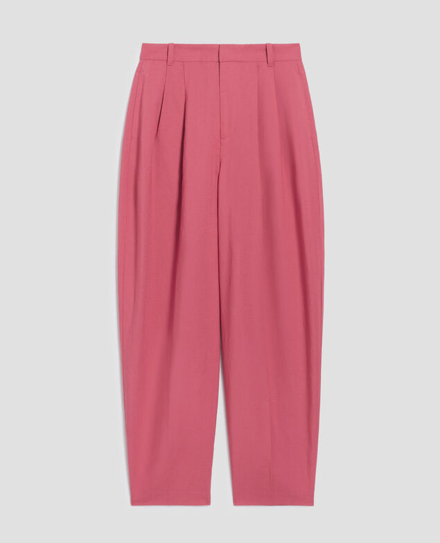 Pleated trousers J130 baroque rose