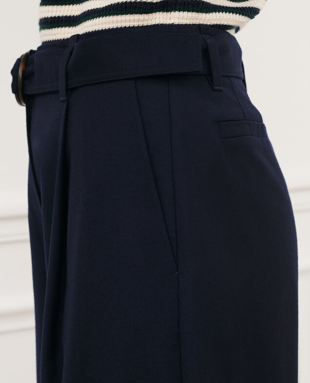 YVONNE - Loose trousers 7012c 69 navy