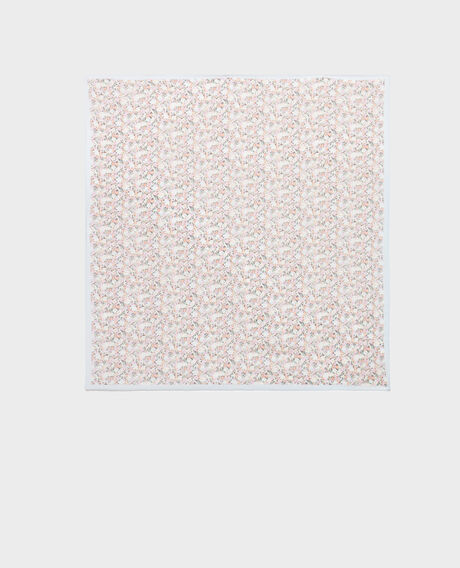 Cotton blend foulard 0110 champs fleuris pink 3ssc162