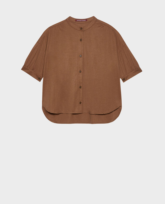 Short-sleeve top 35 brown