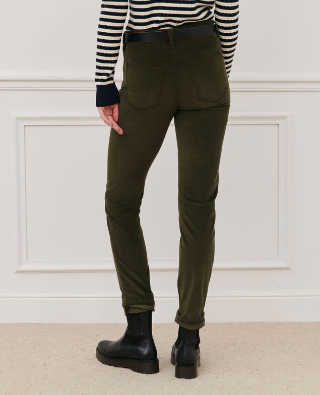 LILI - SLIM - 5 pocket jeans 6002c dark olive
