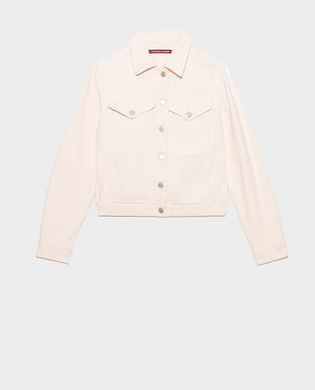 Short denim jacket 0100 pink marshmallow 3sjd266c62