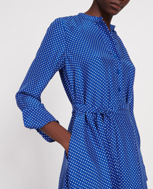 Round neck dress Little pois surf the web