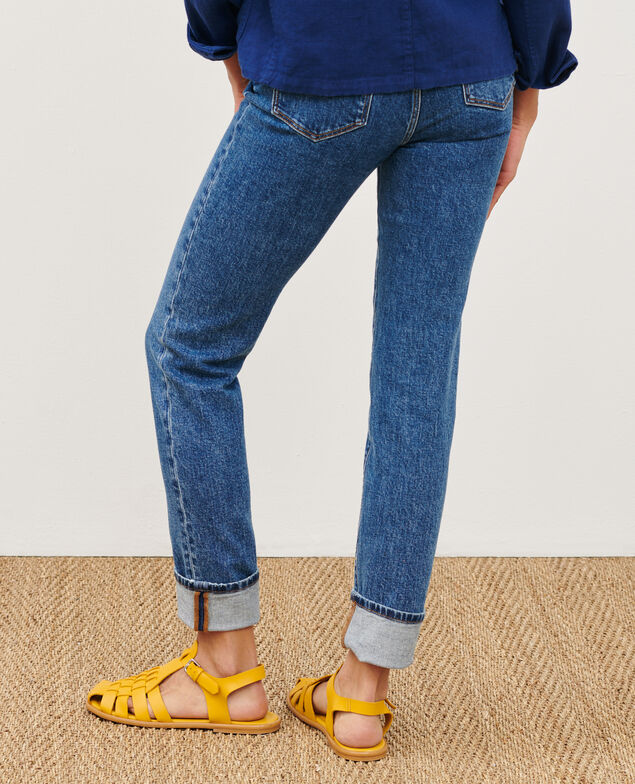 LILI - SLIM - 5 pocket jeans 8903 65 blue