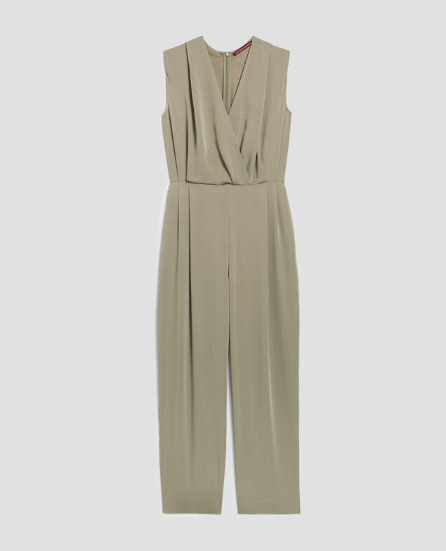 Silky loose jumpsuit I560 covert green