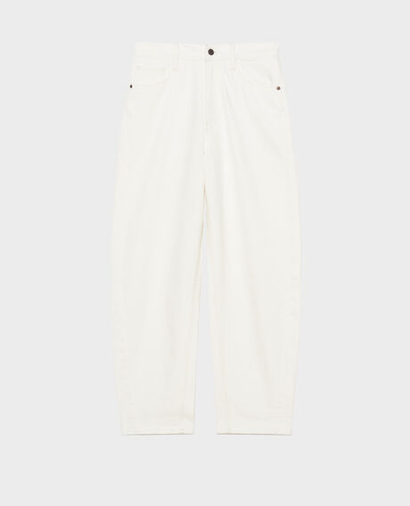SYDONIE - BALLOON - 7/8 cotton jeans 106 denim offwhite 2spe126c62