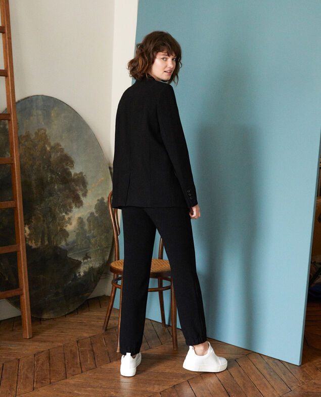 Suit-style jacket Black