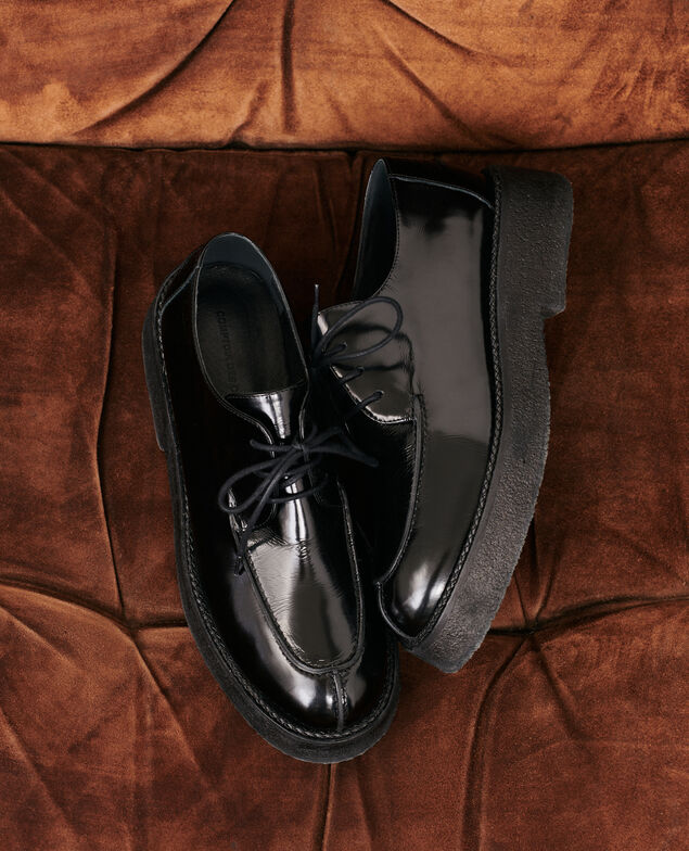 Shiny leather derbies 4216 black_beauty