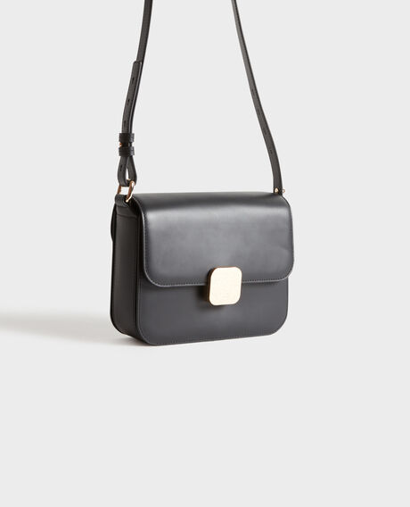 VIC - box bag in smooth leather 8853 09 black 2wba119