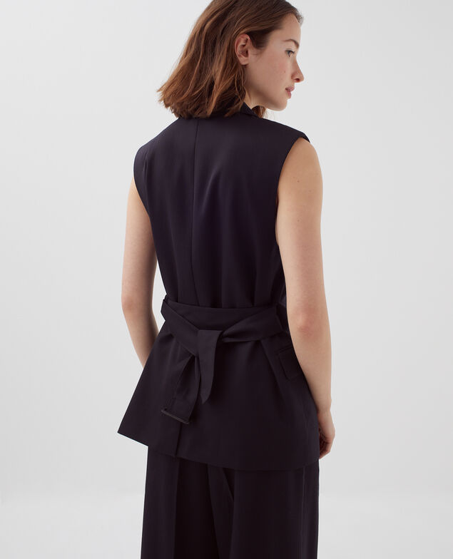 Wool blazer H091 black beauty