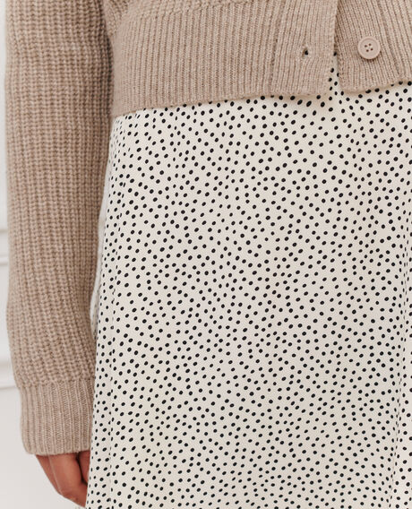 Printed mini skirt 7301c 124 print white 2ssk428v10