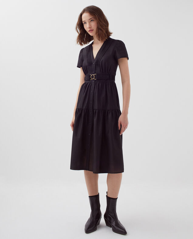 Midi dress H091 black beauty