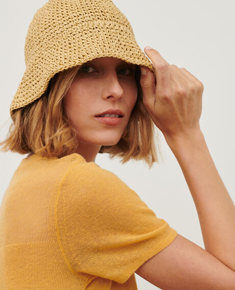 Short-sleeve top 0460 ochre yellow 3sju147l02