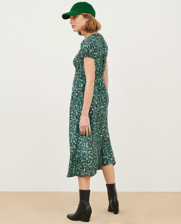 LUDIVINE - Silky printed dress