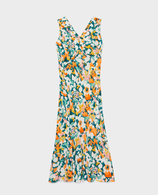 Silky maxi dress