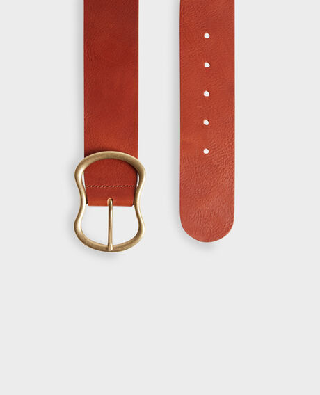 Wide leather belt 4190d emperador 3sbe074