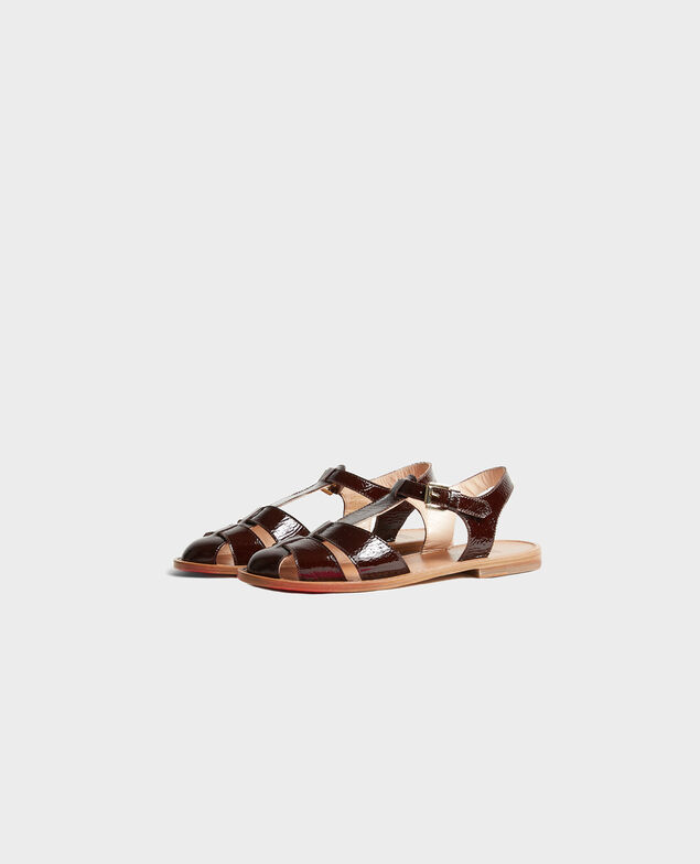Patent leather sandals Mole