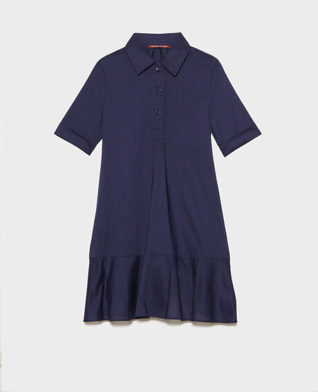 Cotton polo dress 68 blue 2sdr611c01