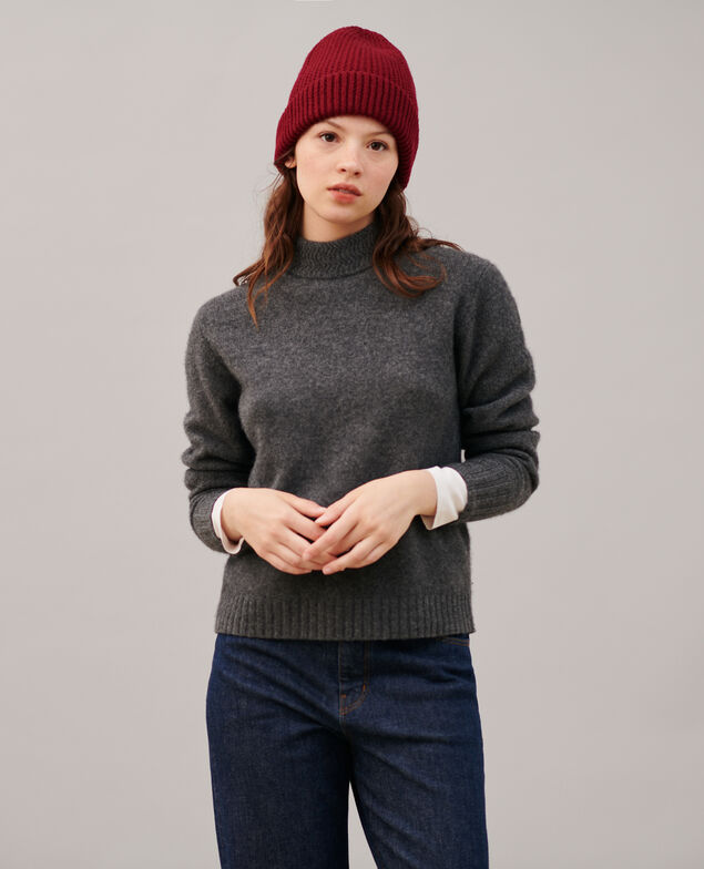 Cashmere high-neck jumper 8835 05 gray