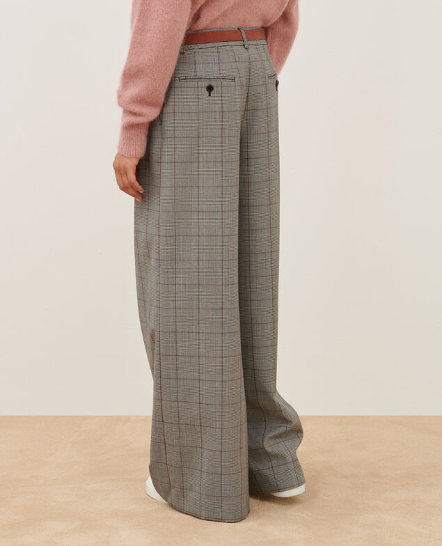 YVONNE - Loose fit woollen trousers