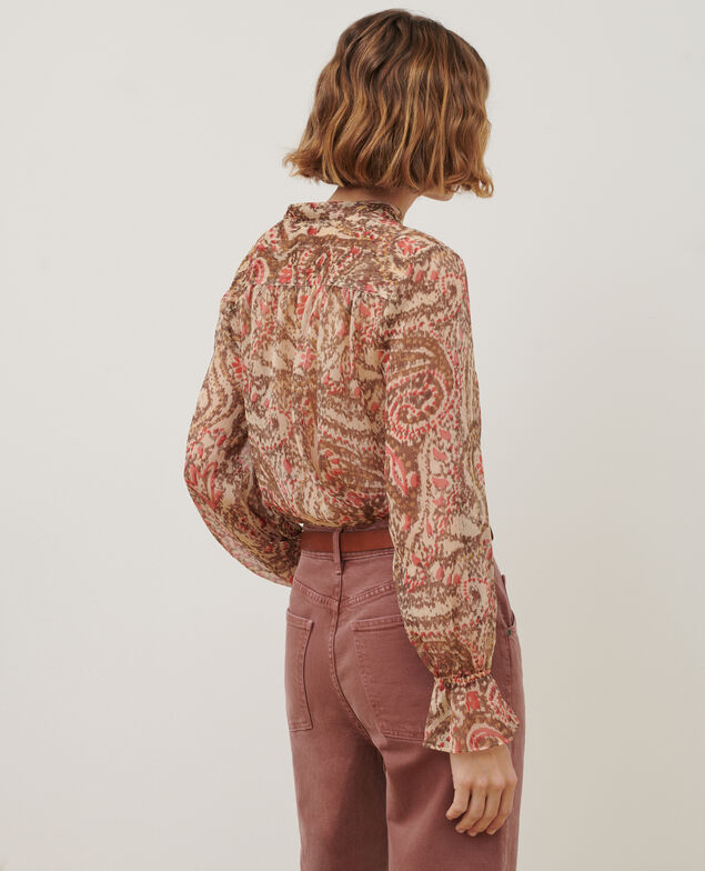 Long-sleeve blouse