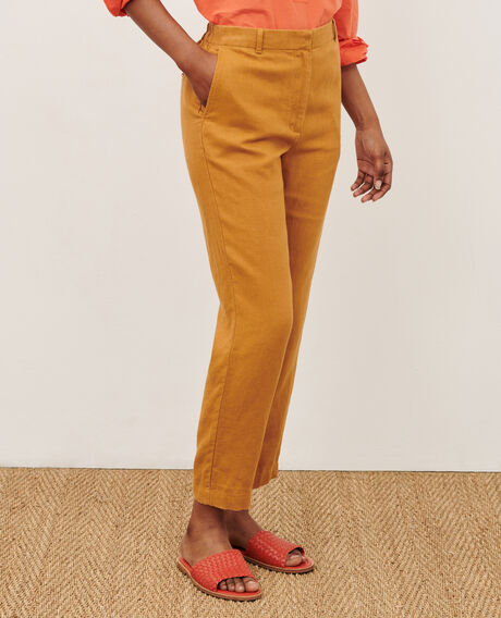 MARGUERITE - Cigarette trousers 36 brown 2spa230f03