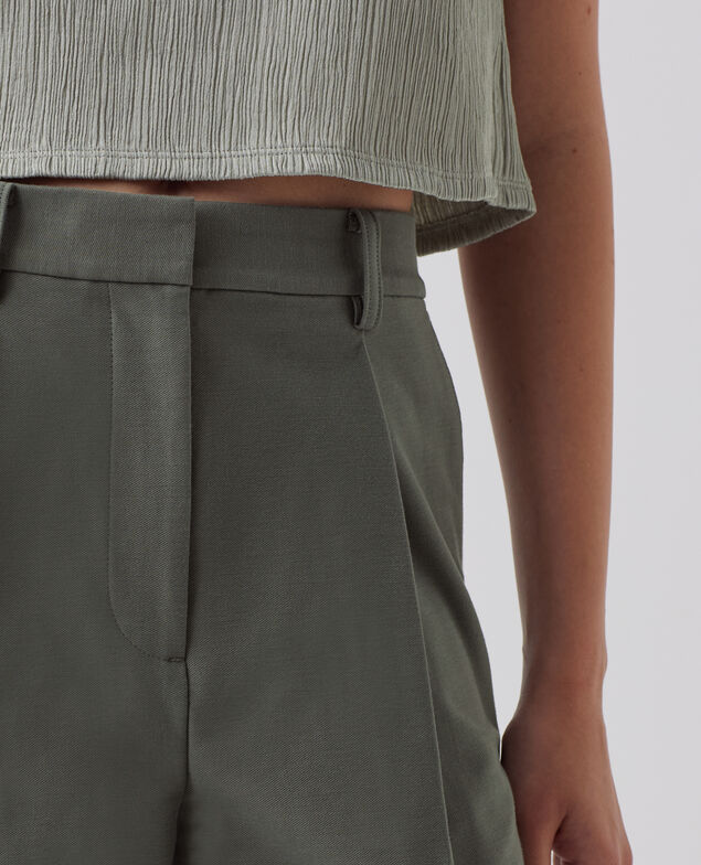 CAMILLE - Carrot trousers J560 basil dark green