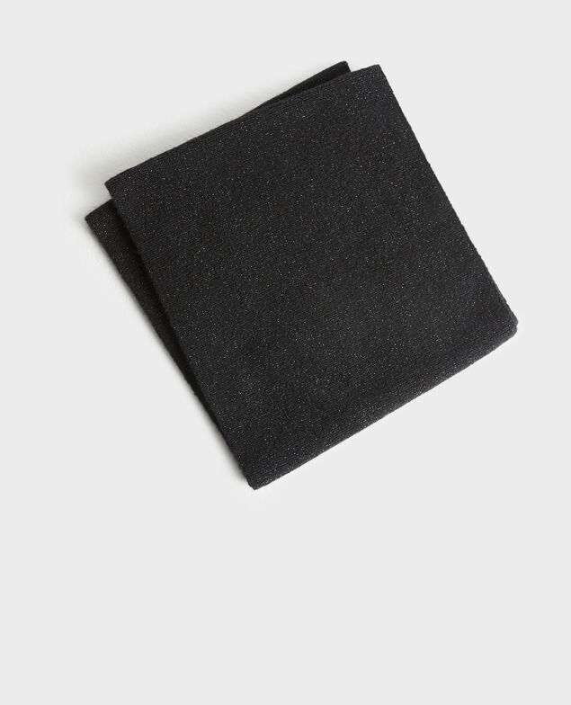 Alpaca blend snood A092 black knit