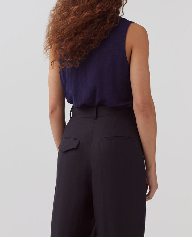 PEGGY - Carrot trousers H091 black beauty