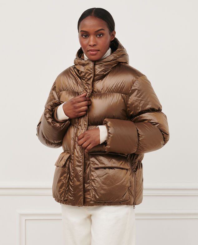 MARGOTTE - Short down jacket 8804 34 brown