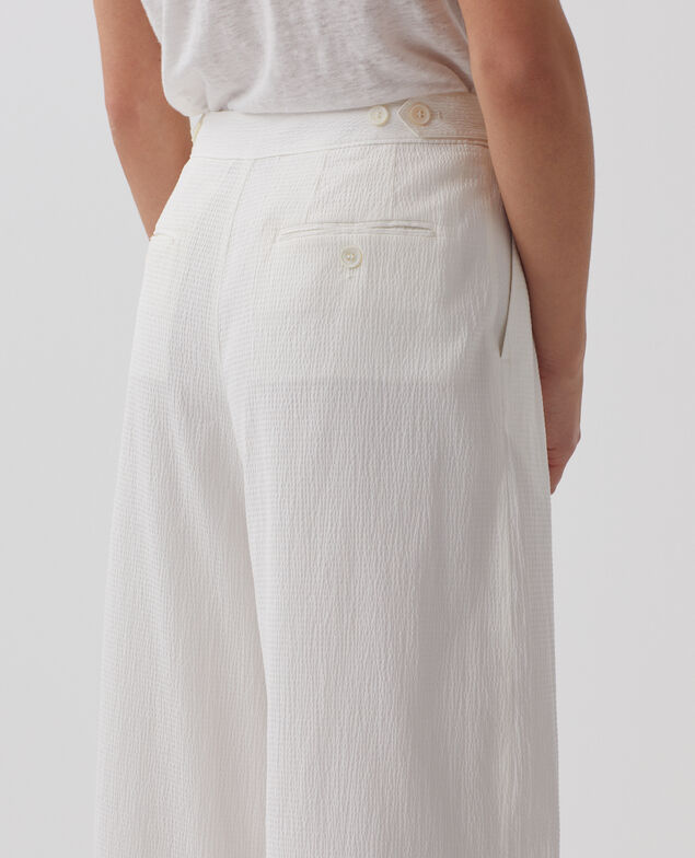 YVONNE - Loose cotton trousers