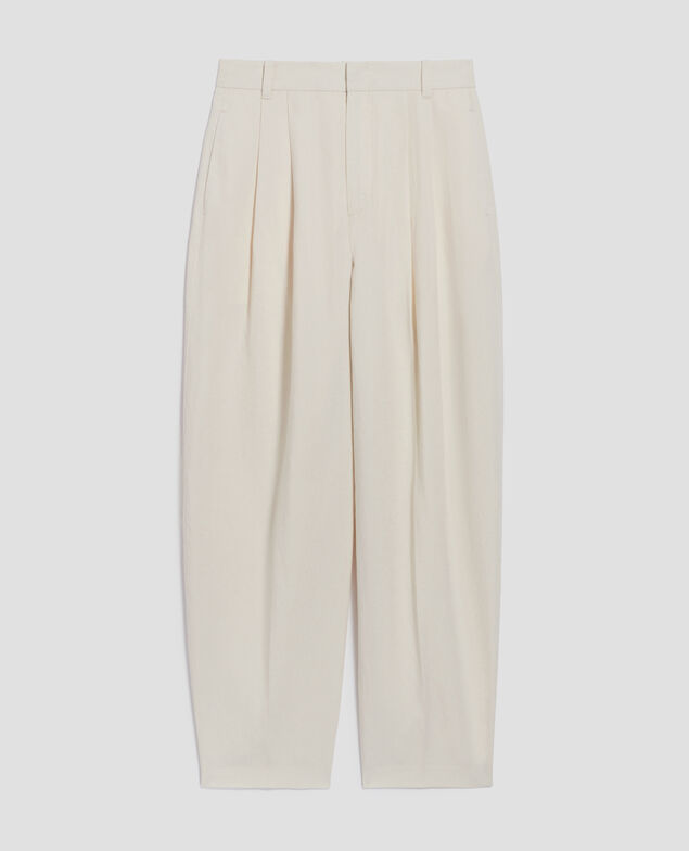 Pleated trousers J314 beige