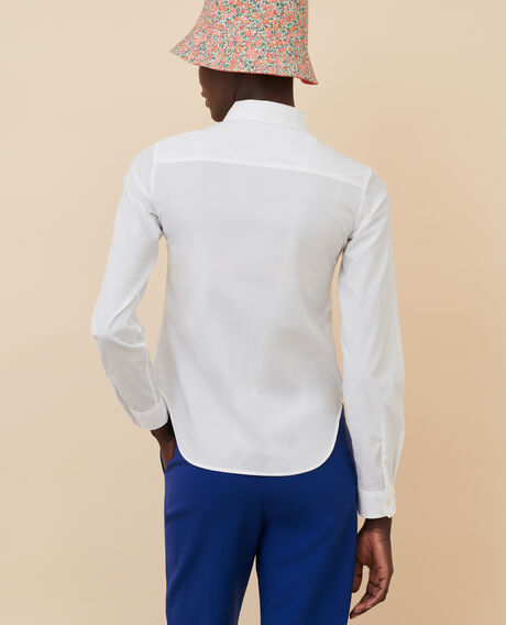 Cotton shirt 00 white 2ssh189 c53