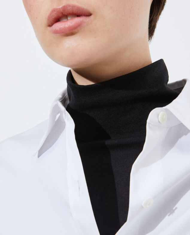 Supima cotton boyfriend shirt Brilliant white