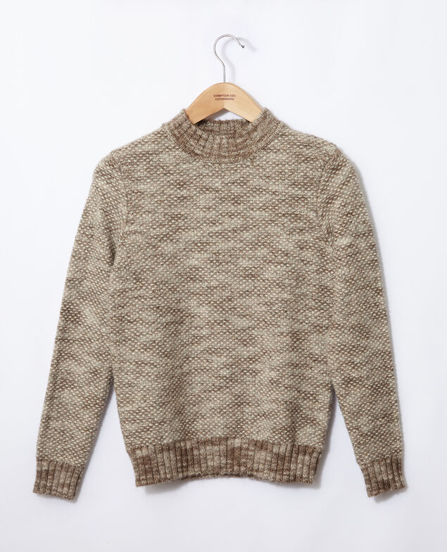 Turtleneck jumper Silver gray/trush