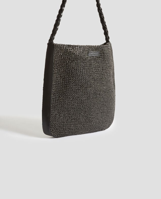 Crochet bag with shoulder strap
