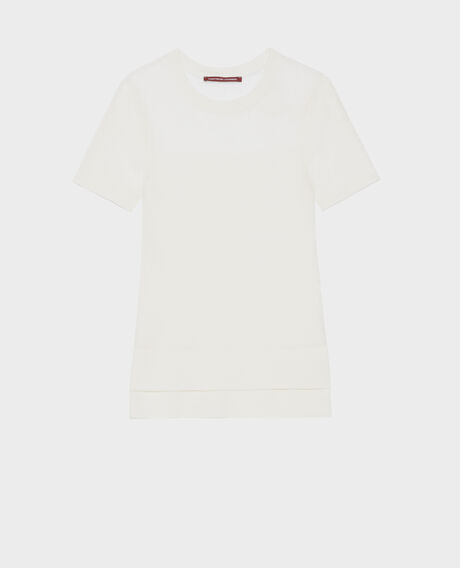 Short-sleeve top 0007 white 3sju147l02