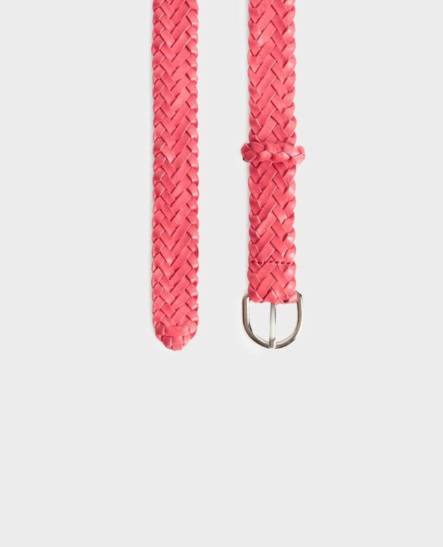 Skinny braided leather belt 0134 spritz