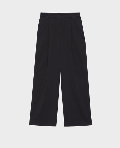 YVONNE - Loose trousers 4216 black_beauty 3spj188c17