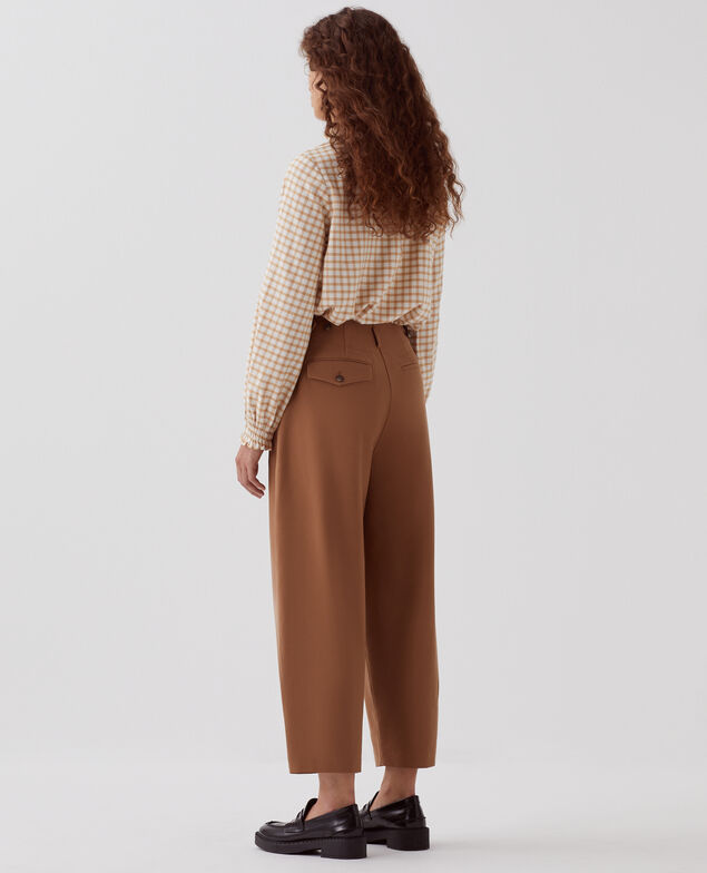 PEGGY - Carrot trousers I340 toasted coconut