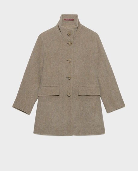 Wool blend short coat 8892 04 gray 2wco299w16