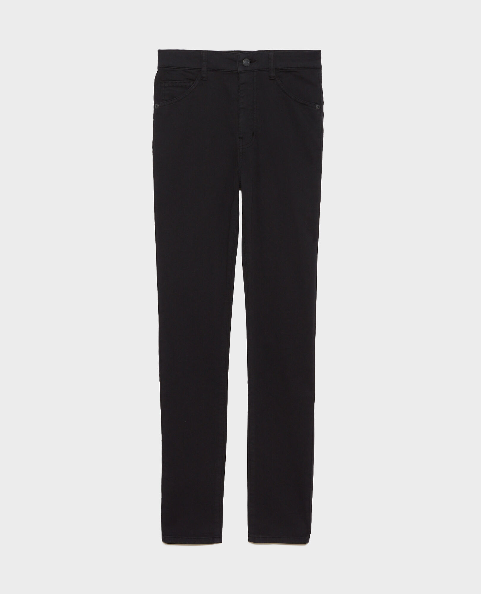 DANI - SKINNY - High-waisted 5 pocket jeans Black beauty Pozakiny