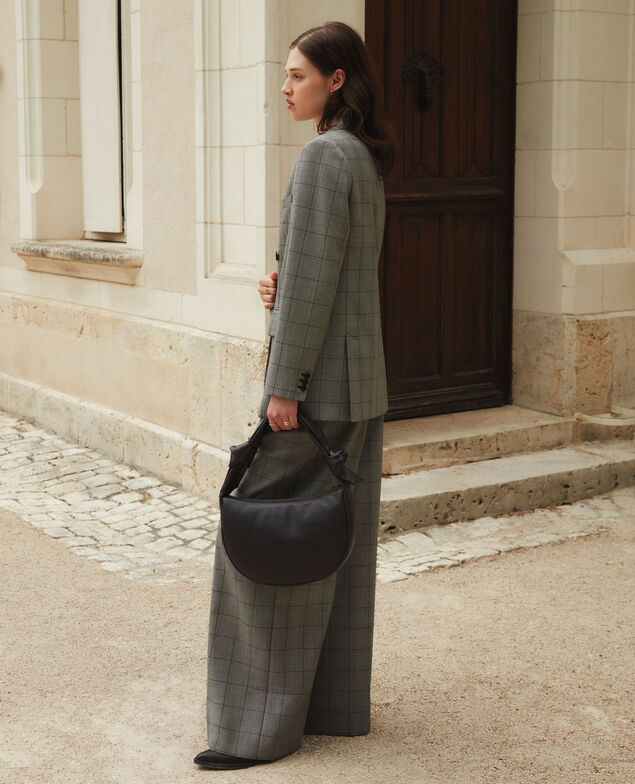YVONNE - Loose fit woollen trousers