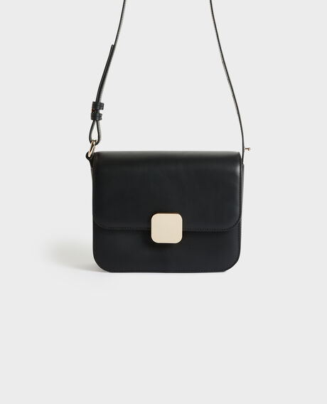 VIC - box bag in smooth leather 8853 09 black 2wba119