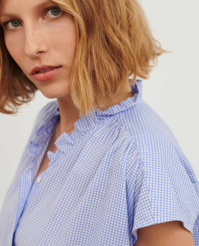 Cotton voile top 7044 90_vichy