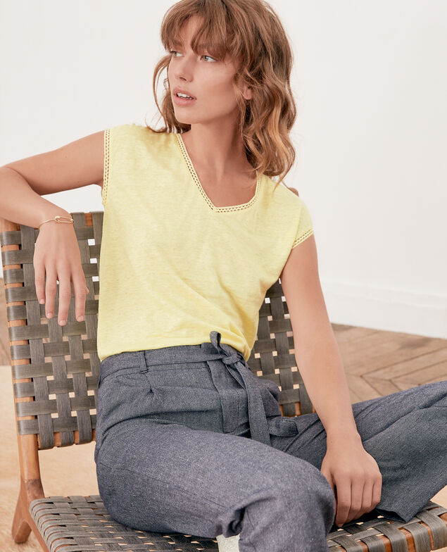 Linen T-shirt Lemonade